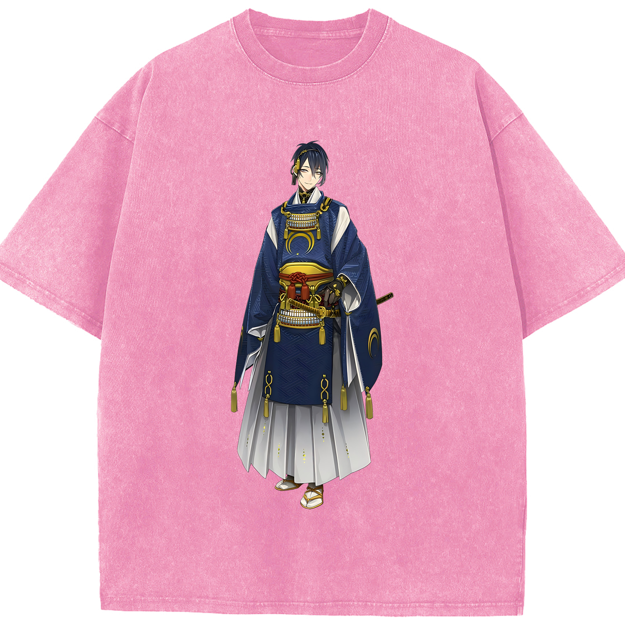 （画像用） 刀剣乱舞 Touken Ranbu 綿100% ヴィンテージ風 半袖Tシャツ（フロントプリント）
